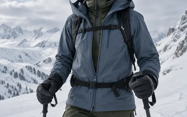 Technical ski and snow apparel