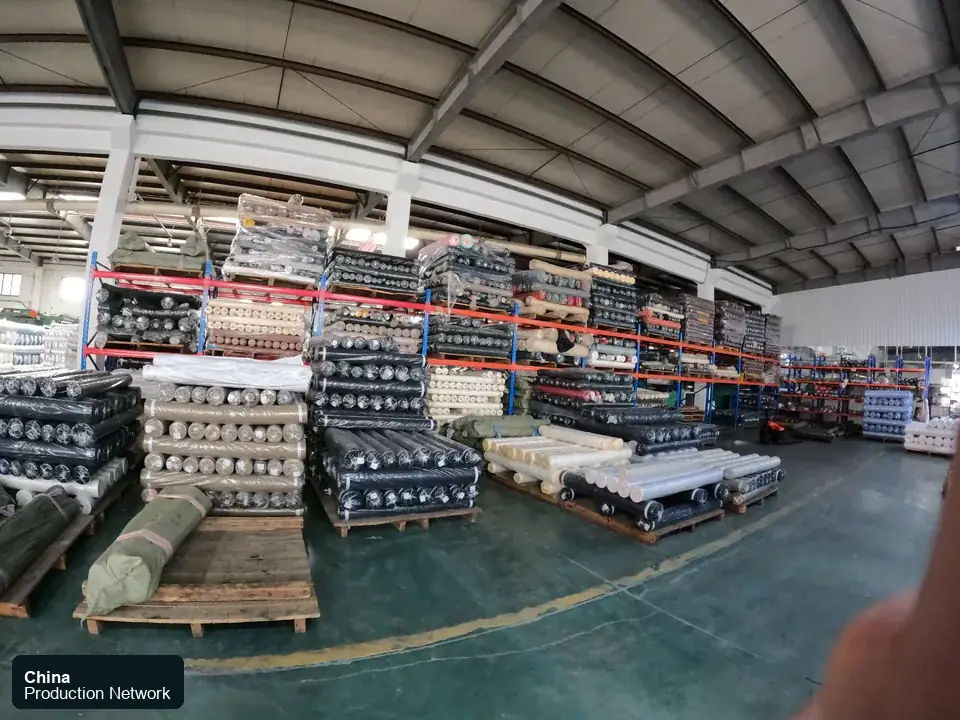 Industrial textile printing equipment at a China production partner