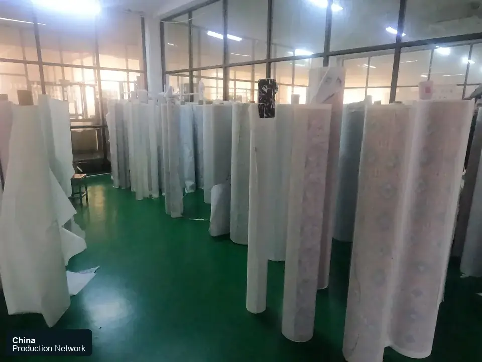 Printed sublimation transfer paper rolls prepared for heat transfer at a China production partner